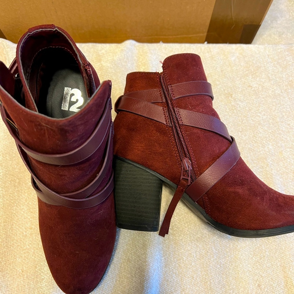 Burgundy FALL🍁 Ankle Booties